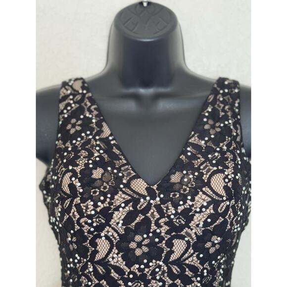 90s Vtg Blondie Nights Dress Embellished Lace Black Mini Tutu Balletcore, 1 - Picture 10 of 15